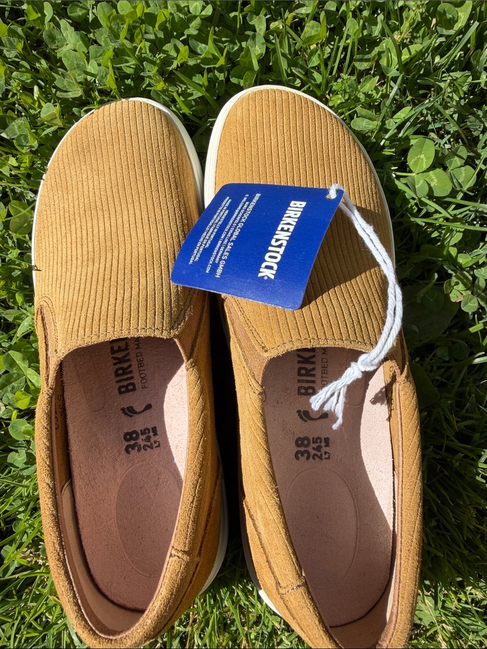 Birkenstock Women's Slip-On Loafers in Camel